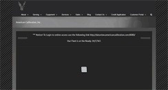 Desktop Screenshot of americancalibration.com